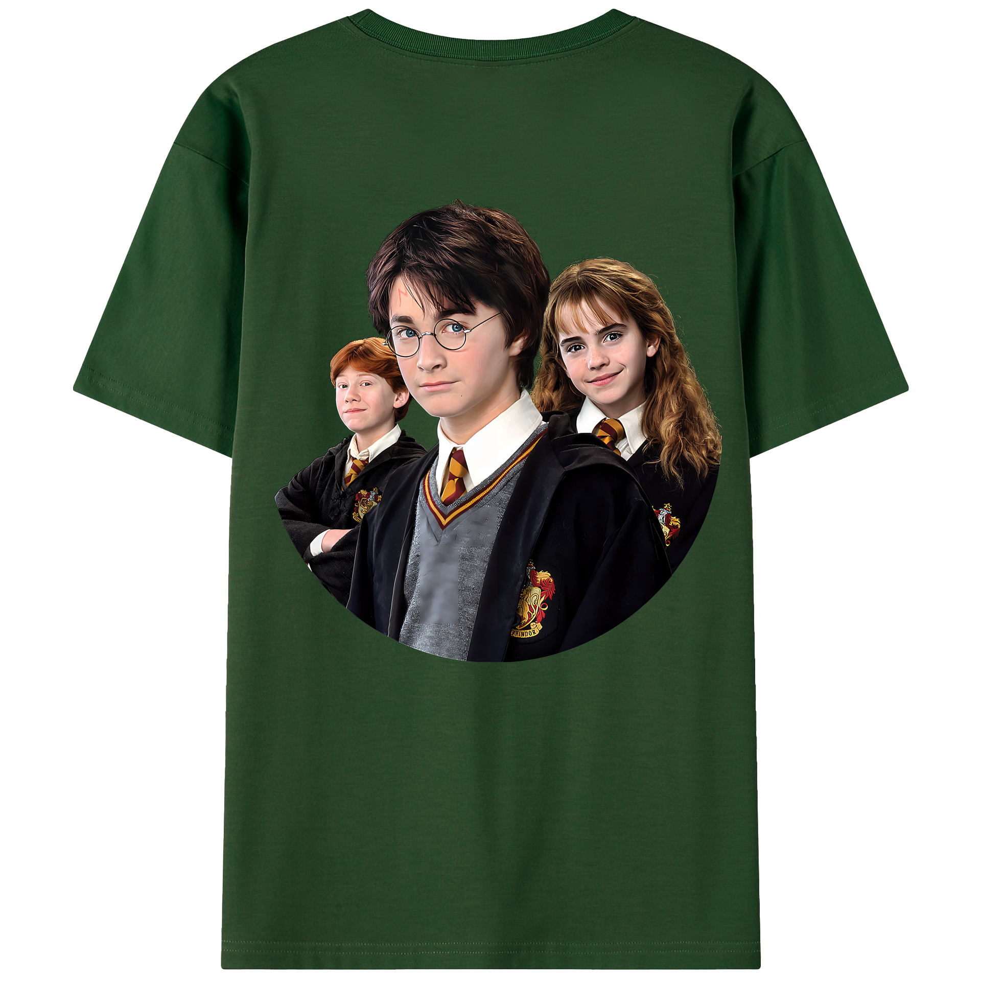 （画像用） Harry Potter ハリー・ポッターシリーズ 綿100％半袖Tシャツ（背面プリント）
